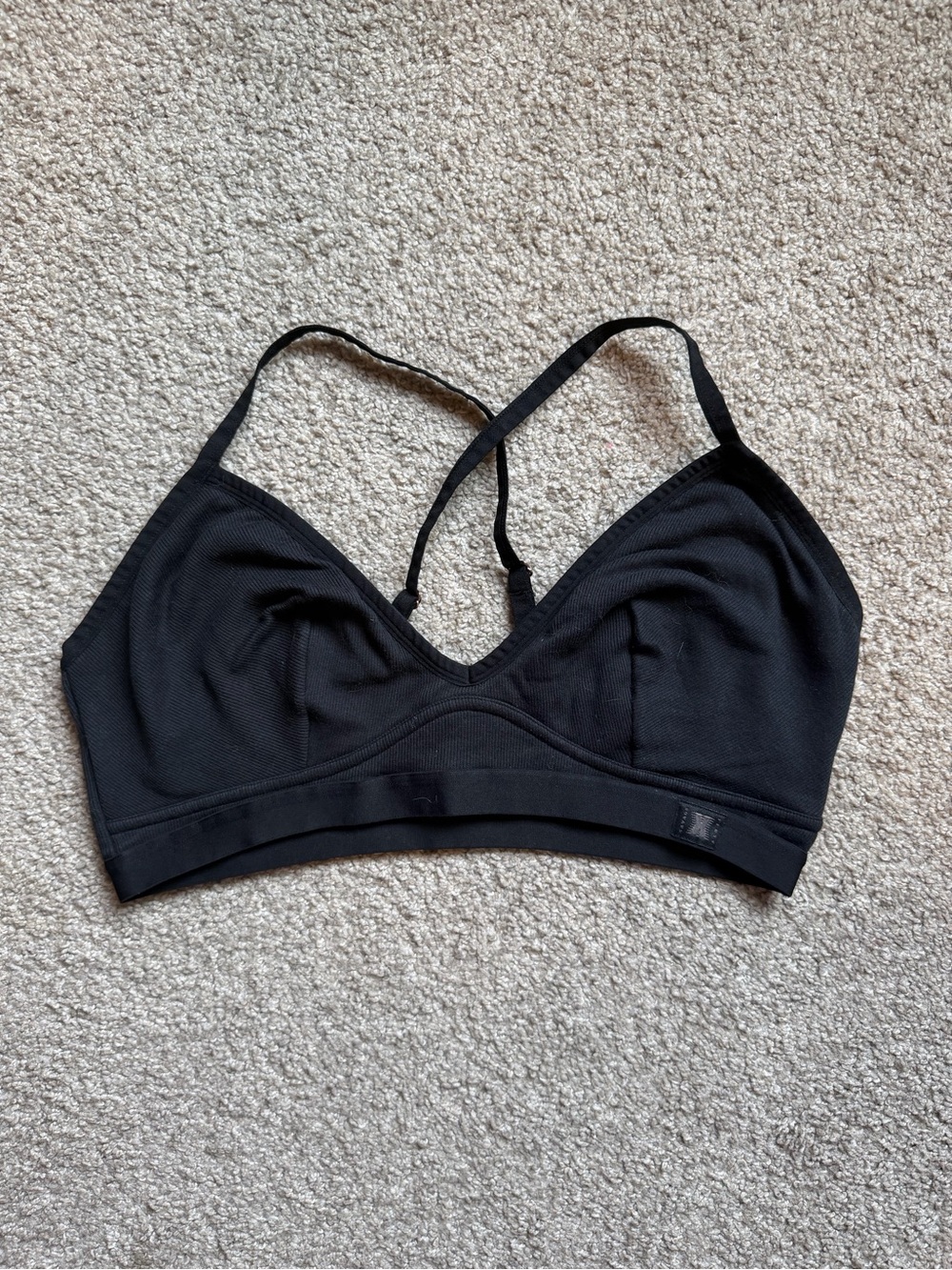 Savage X Fenty Cross Back Strap Bralette - black